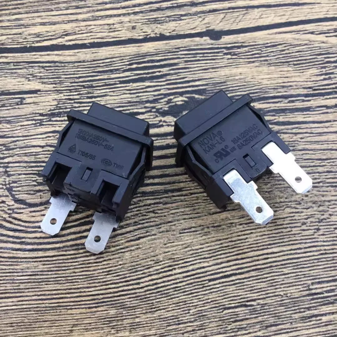 KAN-L6 lockable switch with 2 pins for self-locking button of water heater vacuum cleaner electric cooker and power switch