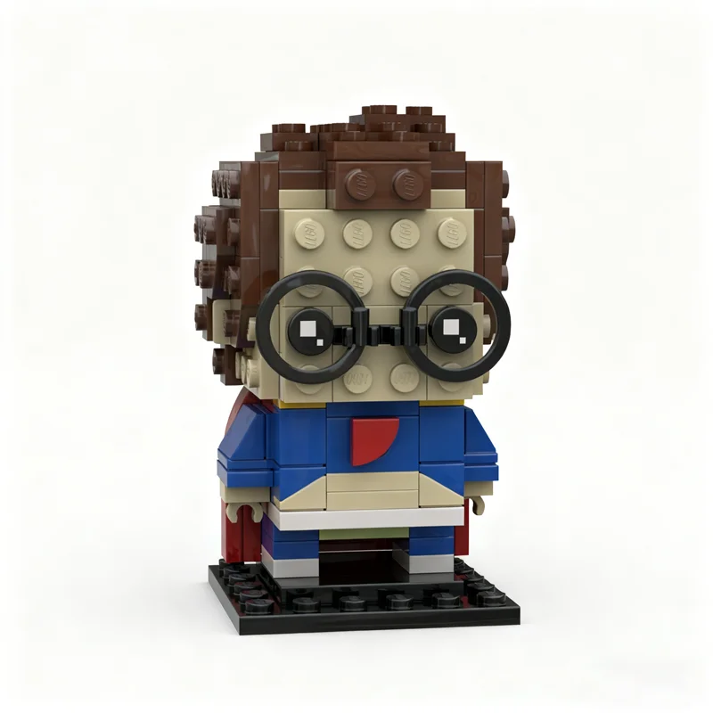 175pcs MOC Clark Kan T Vuilnisemmer BricKidz Brickheadz Modelbouw Kerstcadeaus Blokken Architectuur Speelgoed Onderwijs Kinderen