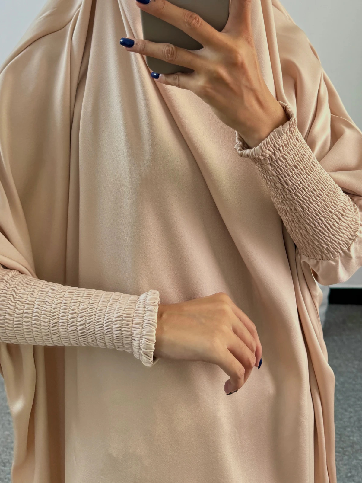 女性のためのイスラム教徒の祈りのドレス,ジルバブ,カフタン,スモッキングスリーブ付きのアバヤ,ラマダン,ドバイ,イスラムの服