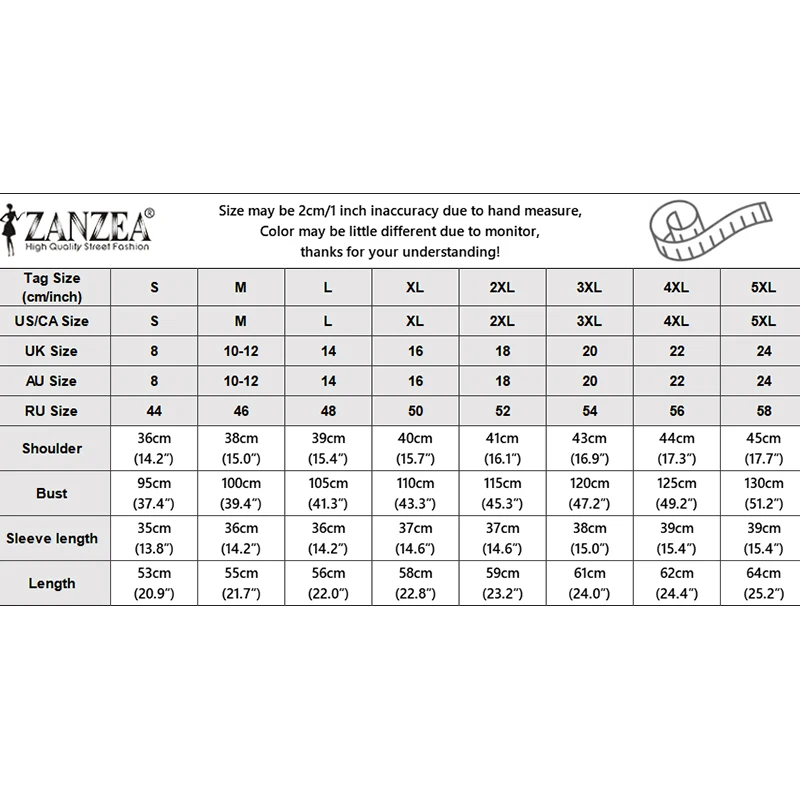 ZANZEA automne femmes Blouse couleur unie mode 3/4 manches décontracté ample fendu manchette tunique hauts coréen vacances tuniques Blusas Femme