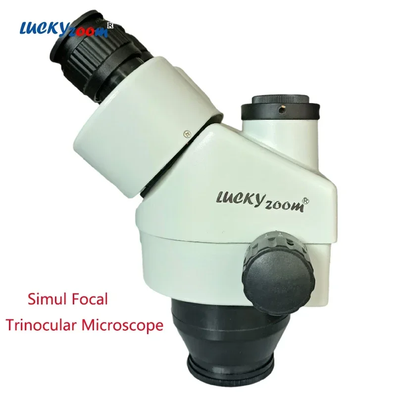 Professional Simul Focal Trinocular Microscope New Head For Stereo Zoom Microscopio Soldering Phone Repair 30MM Eyepiece Tube