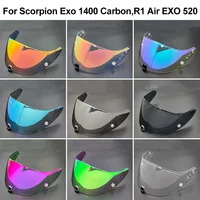 Lente de visera para casco de motocicleta, para KDF-16-1 Scorpion Exo 1400 Carbon, R1 Air EXO 520, protector de viento Anti-UV, antiarañazos y a prueba de polvo