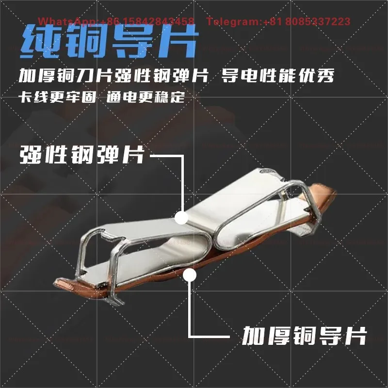 PCT Press Type Parallel Wire Splitter Multi In Multi Out Quick Connect Terminal For Home Lighting Wiring