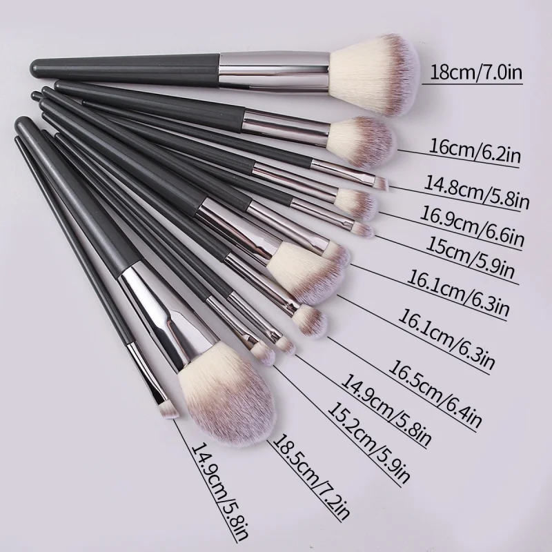 12 Pcs Soft Makeup Brushes Set for Foundation Blush Powder Eye Shadow Highlighter Blending Make Up Cosmetic Brush Beauty Tools