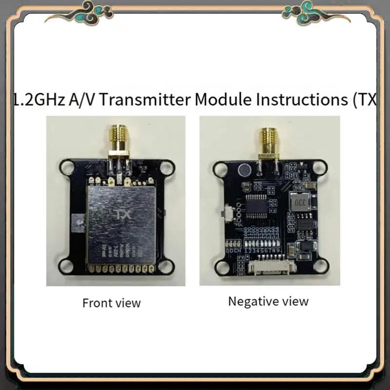 

Reliable-1.2G 1.6W Video Transmission Emitter VTX 1120-1360 Mhz 8 Channels For RC Racing Drone