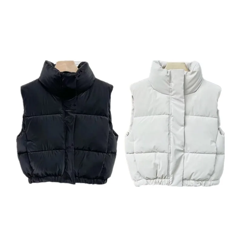 Herbst Winter Damen ort Svel Stehkragen Weste 2023, Faion Slim Fit, vielseitige Heat Pred Weste, Reißverschluss, andere...