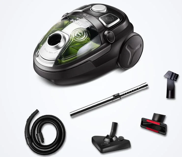 Aspirateur sec Horizontal pour la maison, noir, sans consommables