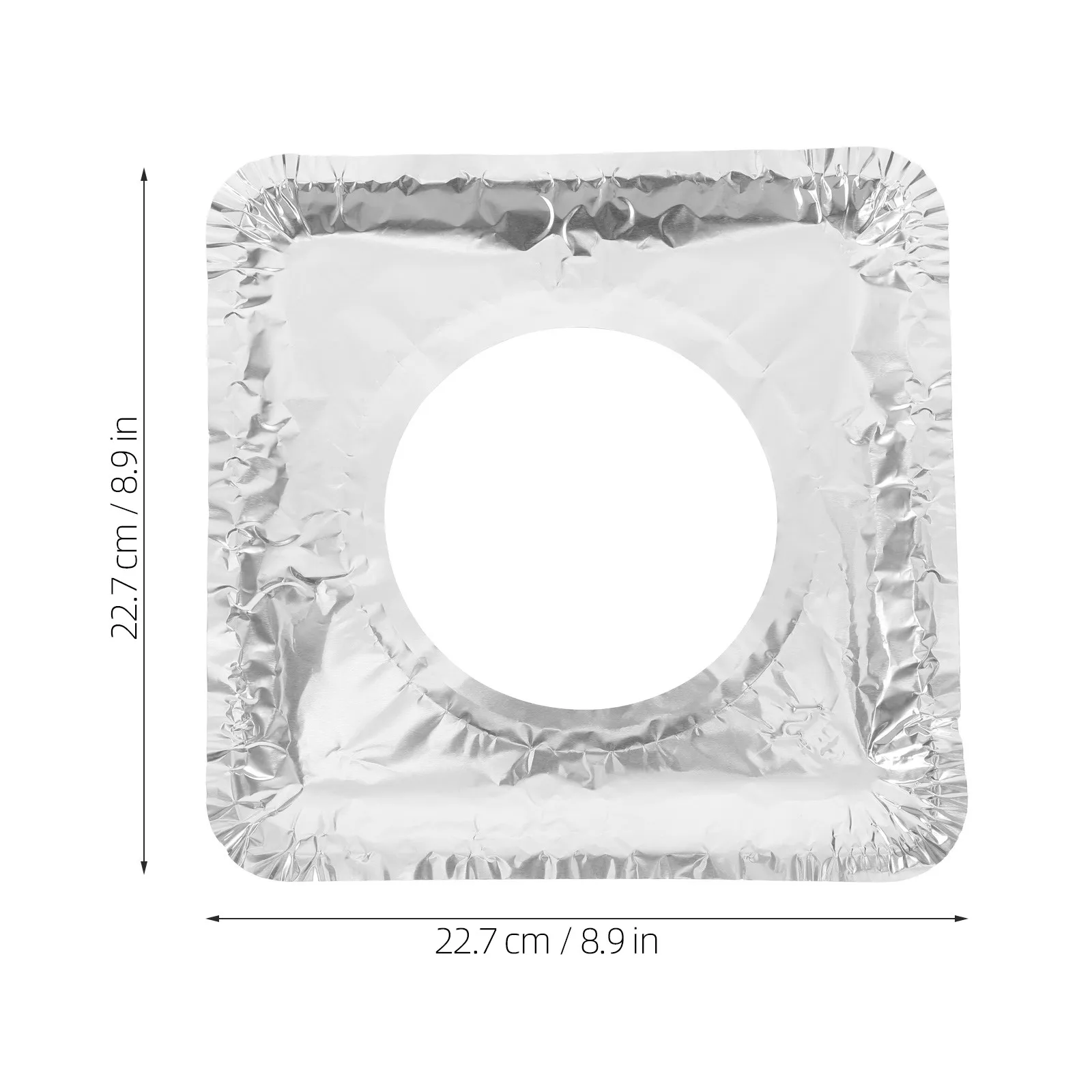 40Pcs Thick Aluminum Foil Gas Stove Liners Oil Proof Heat Resistant Stove Burner Covers Easy Wipe Clean Reusable Kitchen Liners