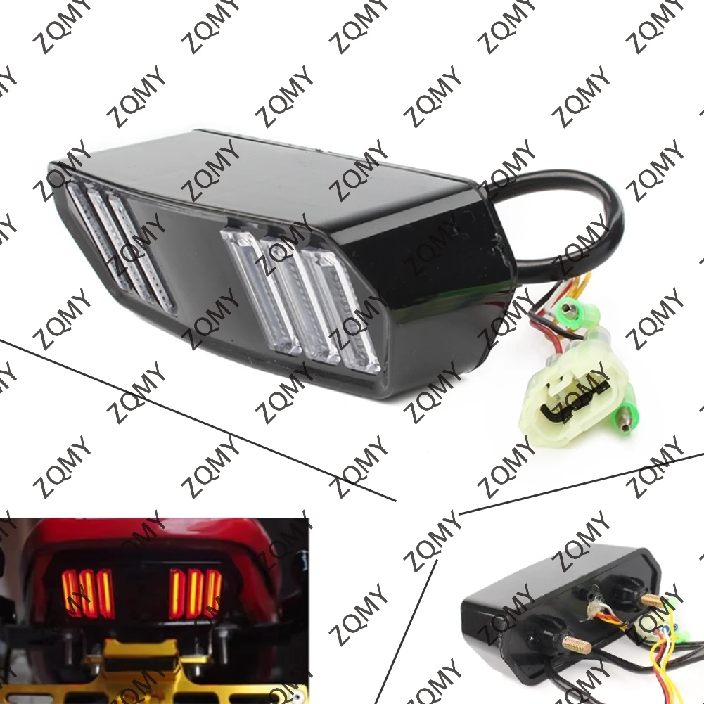 Motorcycle LED Tail Light Rear Light Signal Lights Running Turn Signal Indicator Lamp For Honda MSX125 CTX700N YG-125