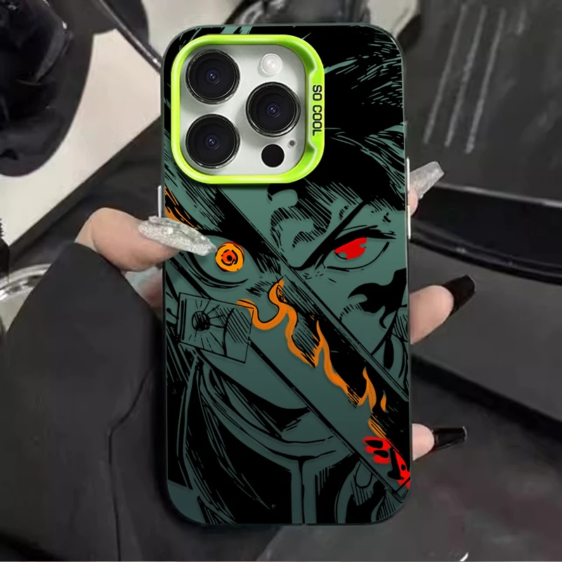 Demon Slayer Placcatura Cassa Del Telefono per Xiaomi Redmi Nota 14 13 12 11 10 9 8 Pro Plus 14S 12S 11S 10S 9S Redmi 14C 14R 13C 12C 11A