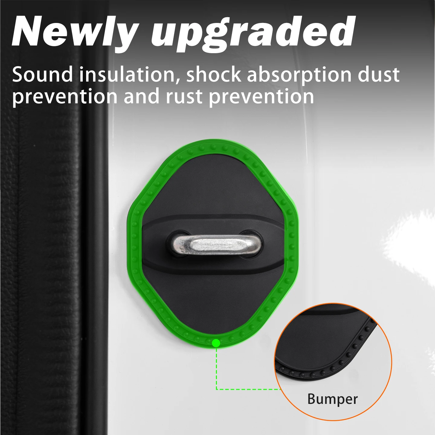 2/4 قطعة سيليكون قفل باب السيارة غطاء واقية الديكور الحال بالنسبة لمازدا 3 BK BL BM BP 2007-2025 2019 2020 2021 2022 2023 2024 #4