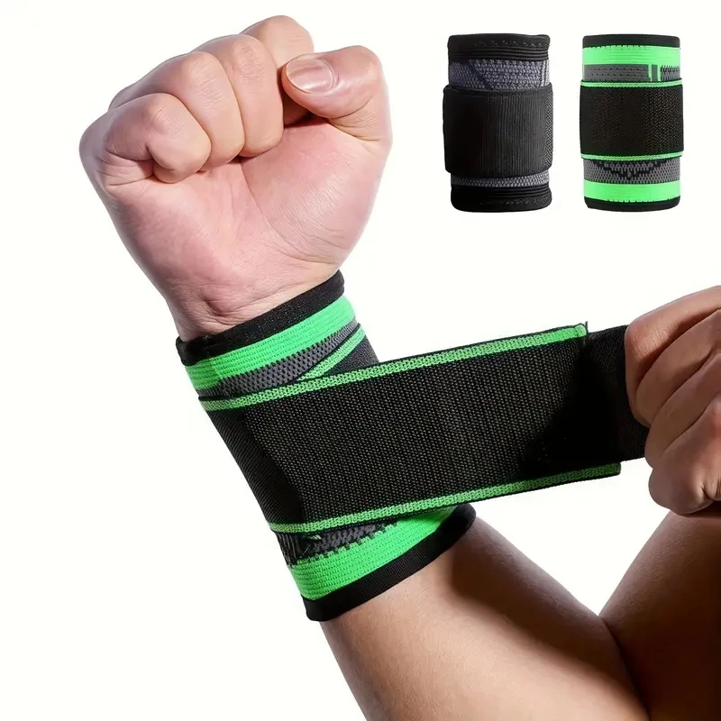 2pcs Adjustable Wrist Braces Compression Sleeves-Grade Support Bracelets Hook & Loop Closure,Wrist Stabilizers for Weightlifting