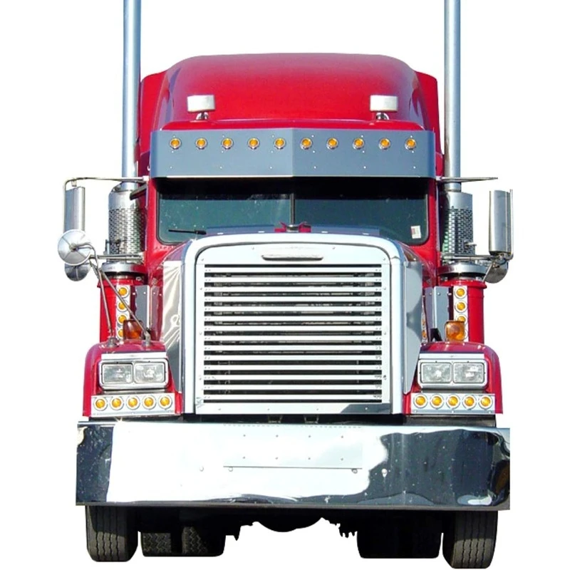 

Решетка из нержавеющей стали с 14 горизонтальными стержнями для Freightliner Classic/FLD 120 1990-2020 гг.