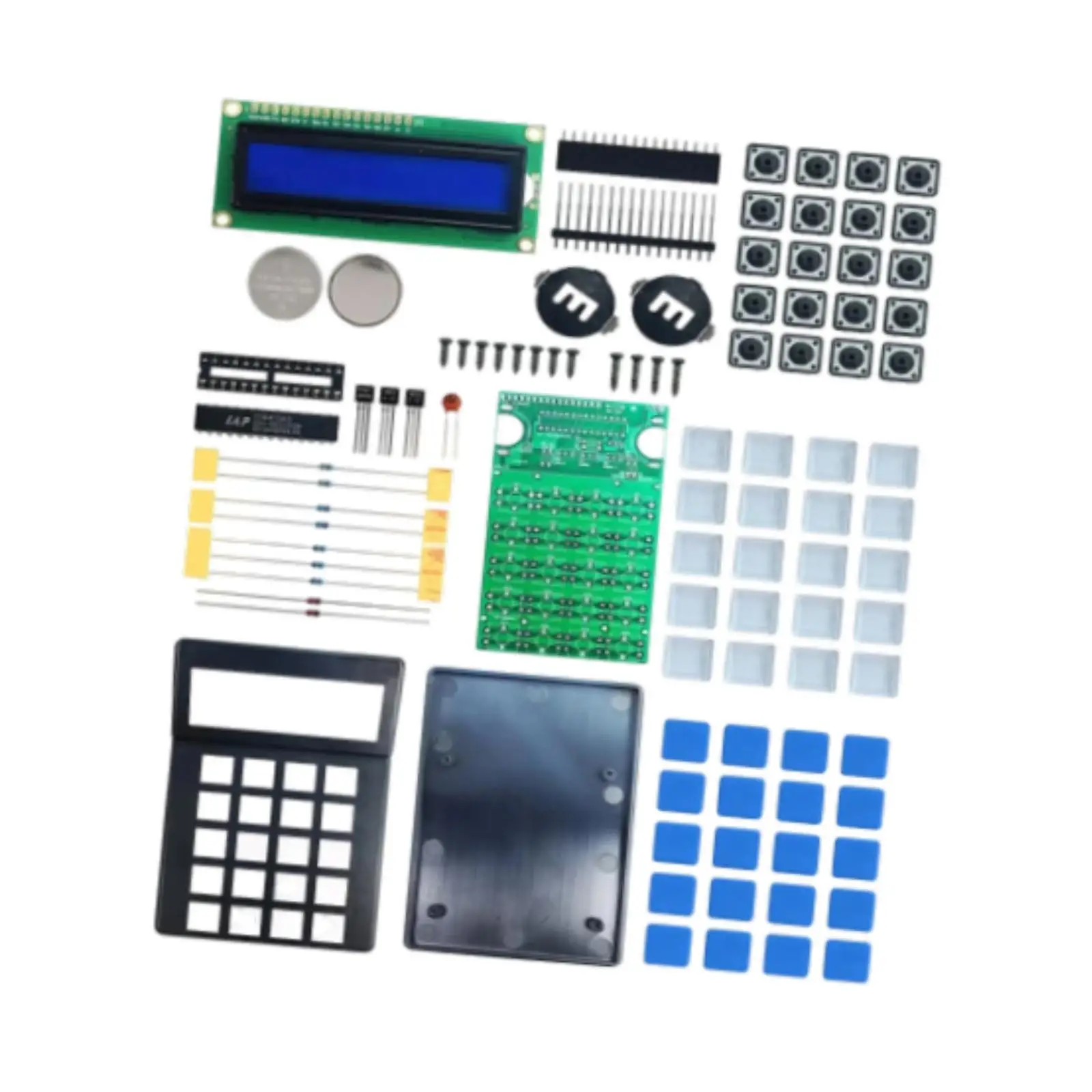 DIY Calculator Kit Learning Compact Soldering Practice Desk Calculator for Home Daily Use Office School Learning Beginners