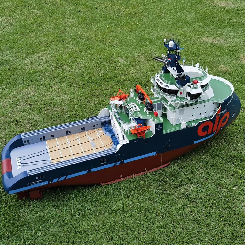 1/75 modello di barca telecomandata futura classe Ocean-going Tugboat finito nave scafo in fibra di vetro modello di alta qualità