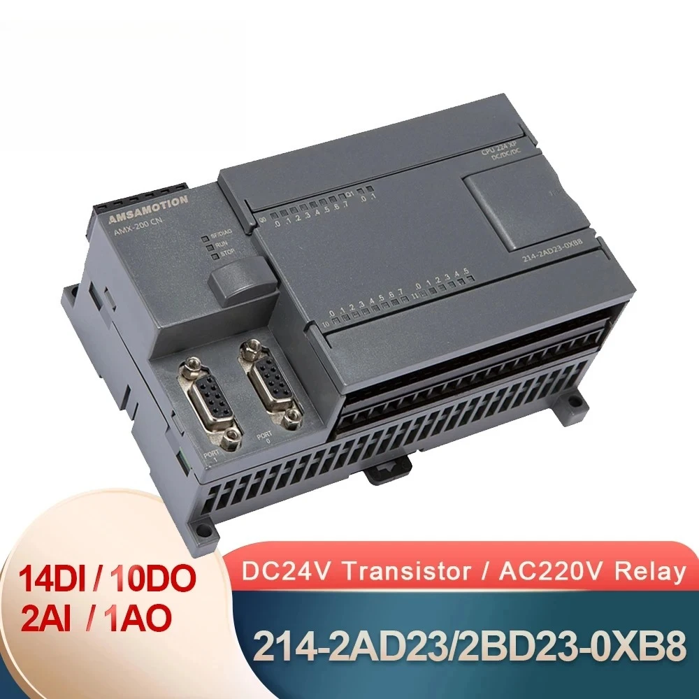 CPU224XP Replace Siemens S7-200 PLC 214-2AD23-0XB8 214-2BD23-0XB8 With PPI Free Cable