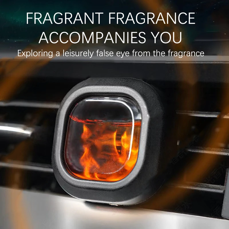 Long-Lasting Car Air Freshener Vent Clip Essential Oil Scented Odor Eliminator 0.14oz Alcohol-Free Fragrance For Fresh Car Smell