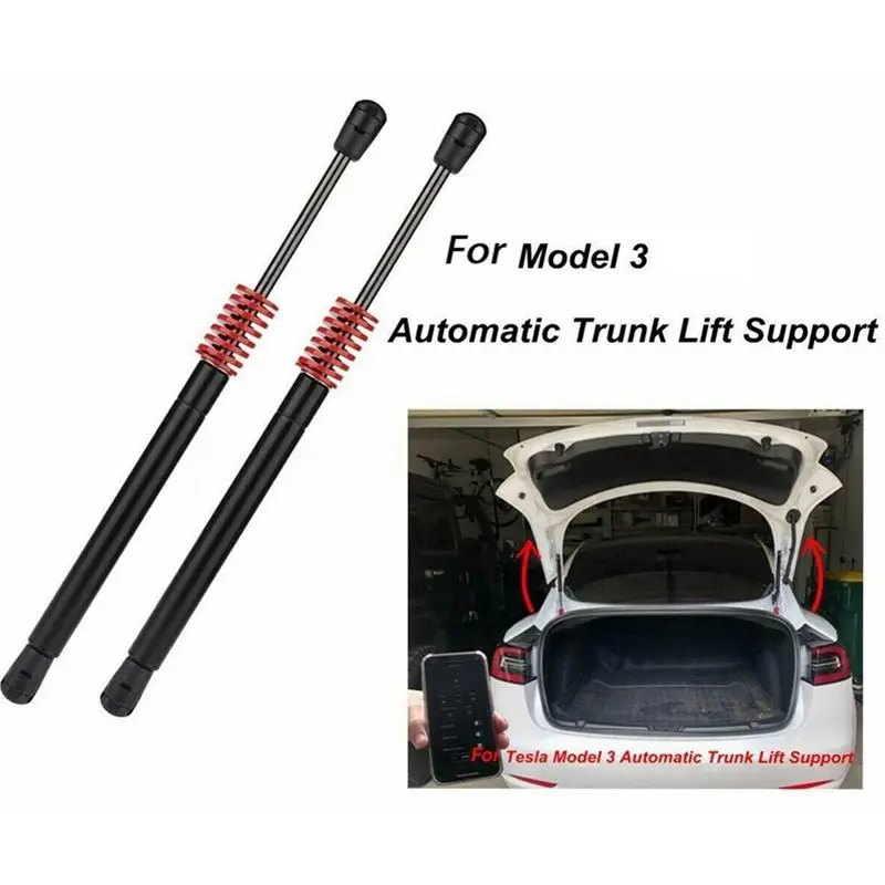 AB16-2Pcs Car Rear Trunk Tail Gate Tailgate Boot Gas Spring Shock Lift Strut Support For Tesla Model 3 2017 2018 2019 2020