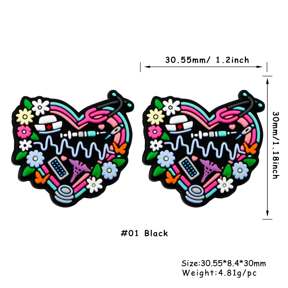

50pcs New Text Puzzle Silicone Focal Beads For Making DIY Keychain Pen Bracelet Etc Handmade Products