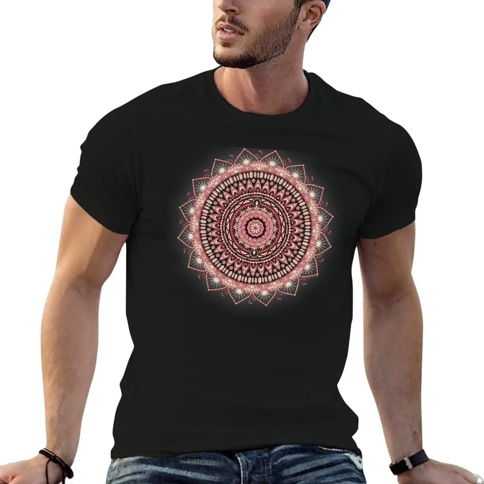 Crystalline Harmonics - Celestial  T-Shirt vintage tees shirts graphic tee summer tops clothes for men