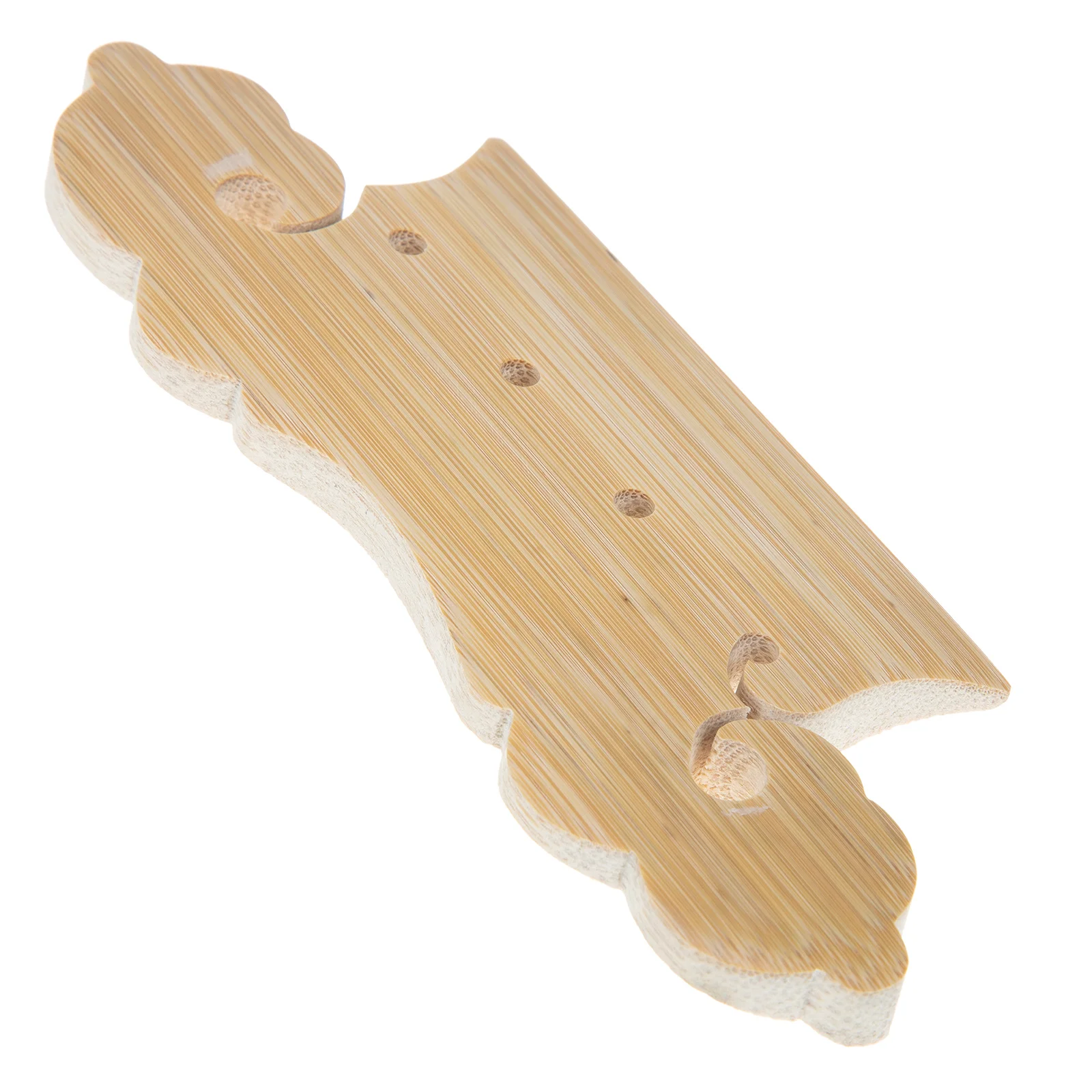 

Bamboo Pipa Bridge Saddle Replacement Part Lute Tailpiece Repair Tool Durable Musical Instrument Accessories Luthier Supplies