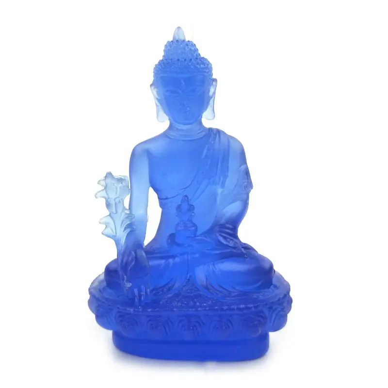 A set 7PCS Asia Buddhism Shrine HOME CAR bless safe health good luck Sakyamuni Medicine Pharmacist 7 Buddha Pocket Buddha statue