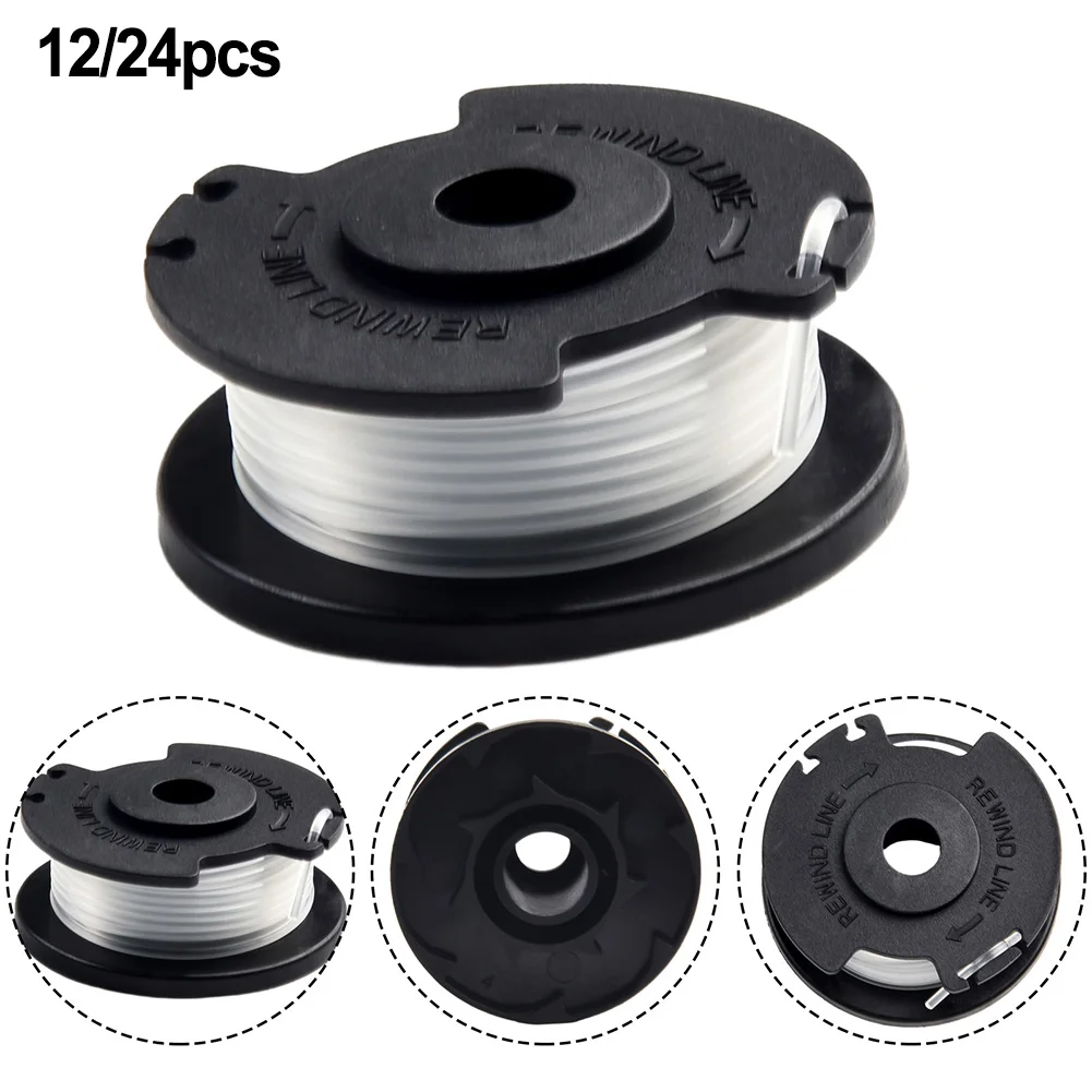 3 Pack 1.6mm Nylon Trimmer Line Spool 5m Replacement For GE-CT 18/28 Li TC Grass Cutter Garden Tool Accessories