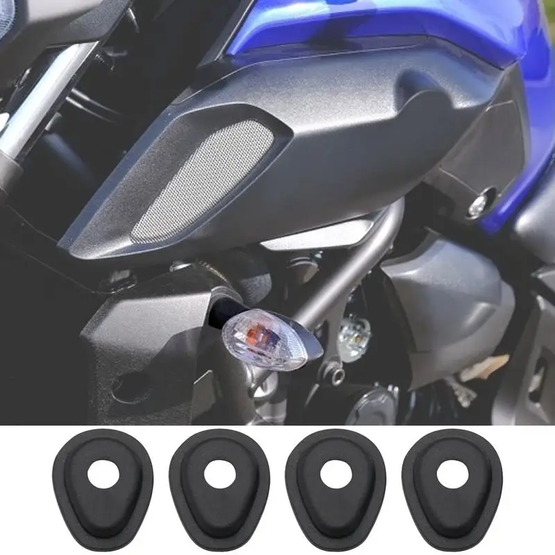 Motocross Directional Light Plate 4pcs Indicator Mounting Spacer For Motorcycle Motocross Adapter Mounting Plate For Most Motorc