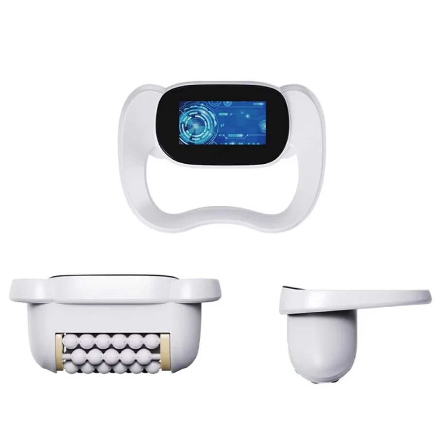 2025 Latest Muscle Massagers 360 Rotation Slimming Body Roller Instrument LED Rolling Device Body Care Vibration Massagers