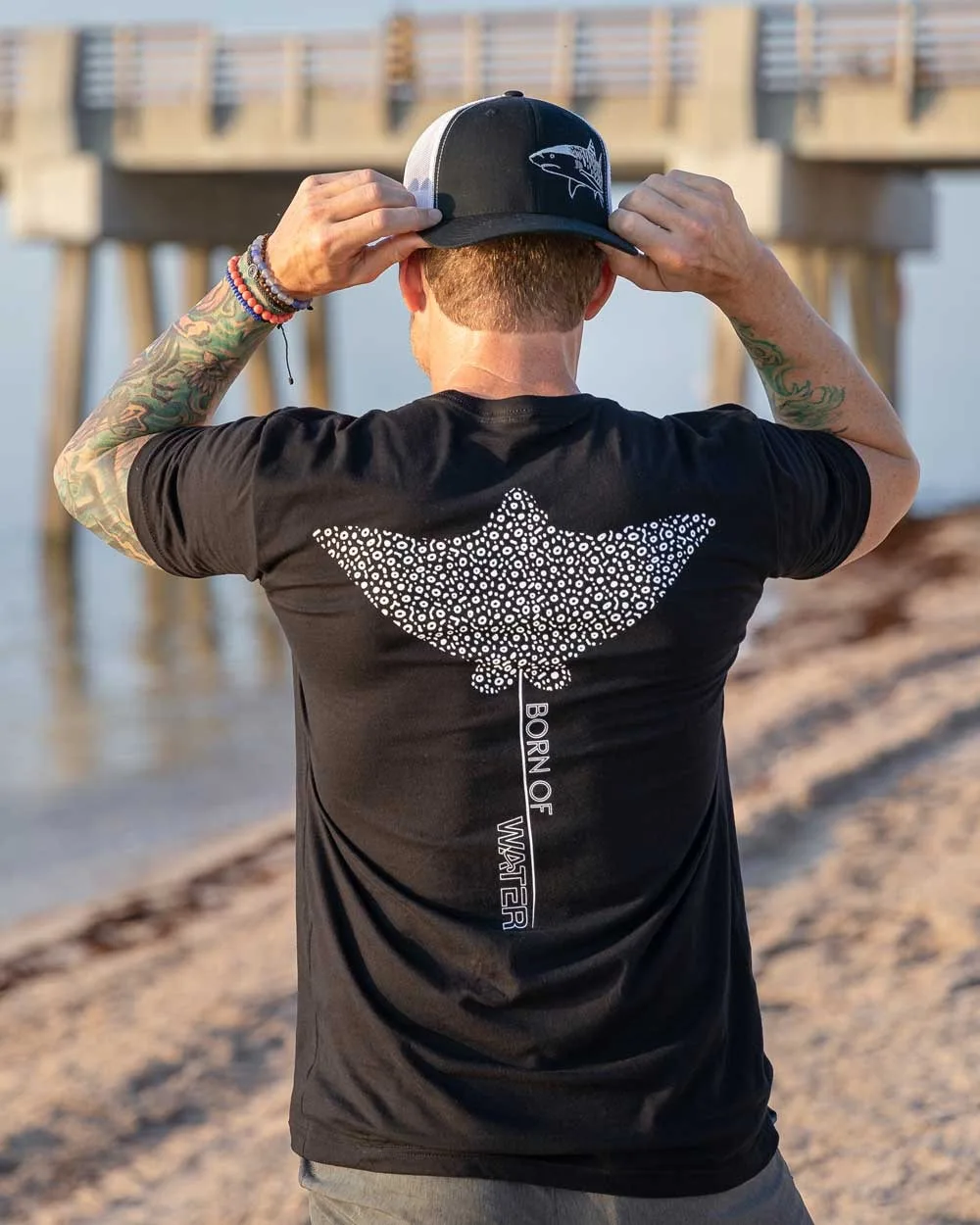 Eagle Ray Scuba Diving T-Shirt _ Freediving _ Spearfishing High-end Luxury Unisex Style Both of Men and Women