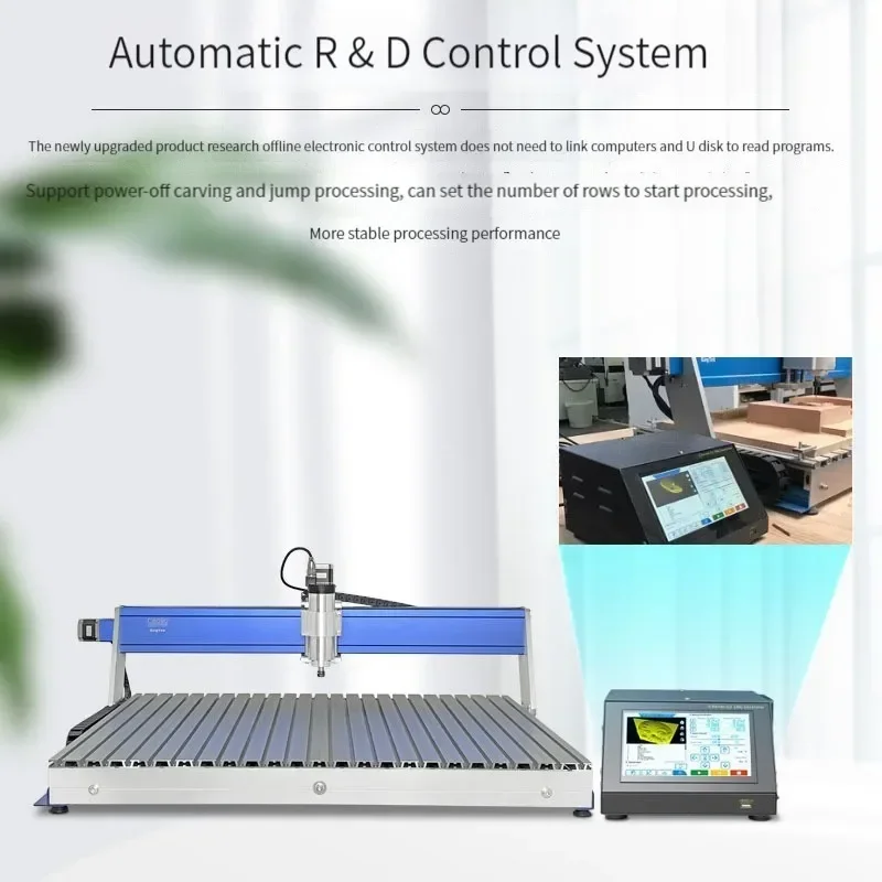 Nuova macchina per incidere CNC elettrica Piccola macchina per incidere di metalli acrilici per pubblicità completamente automatica per la lavorazione del legno