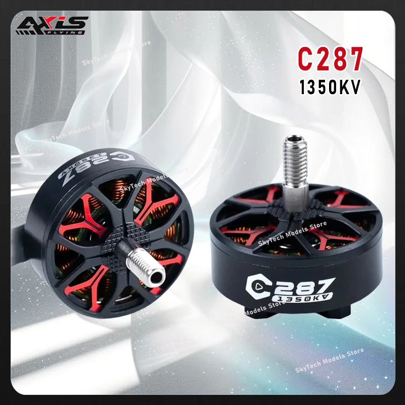 

Бесколлекторный двигатель Axisflying C287 2807.5 1350KV 1750KV 4-6S для FPV-дрона, фристайла, 7-дюймовых дальнобойных моделей LR7, запчасть для DIY-сборки