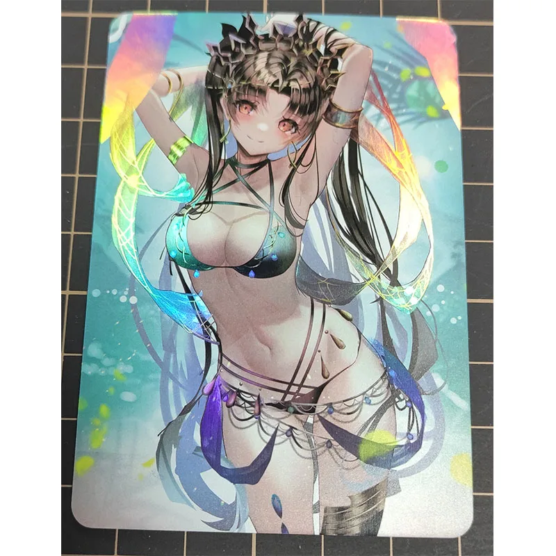 Ishtar Ereshkigal Acg Anime Characters Bronzing Collection Flash Card, Fate, Grand Order, Cartoon Toys, Christmas, Birthday Gift