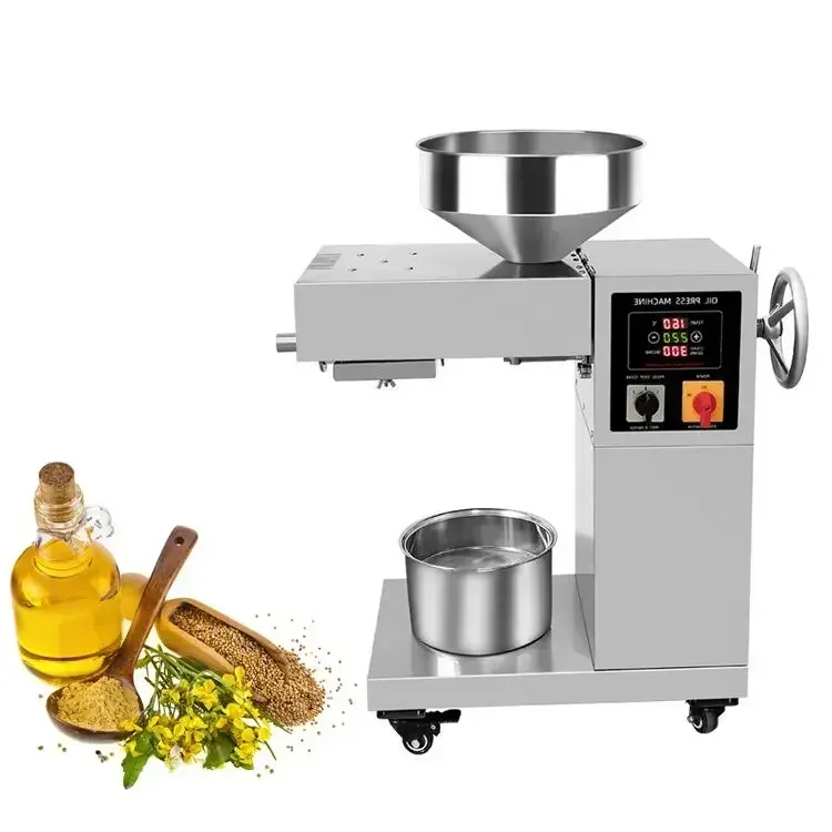 Stainless steel cooking oil making machine cold press hemp oil extractor oil extracting machine for industrial