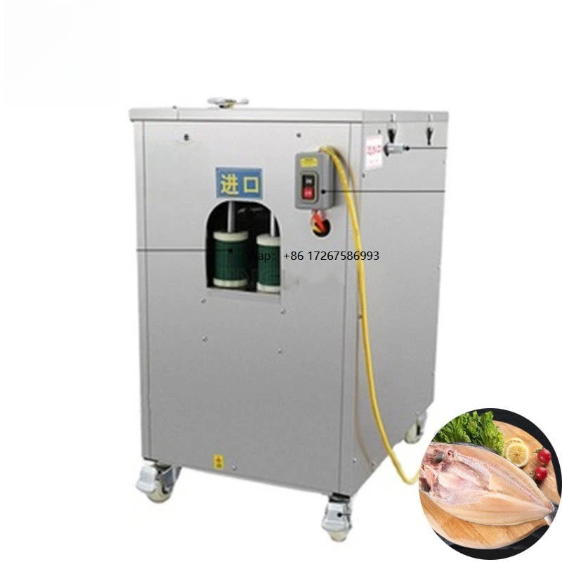 Fish Gutting and Descaling Machine Automatic Tilapia Fillet Bass Cutting Carp Killing Back Slitting Machine Visceral Machine