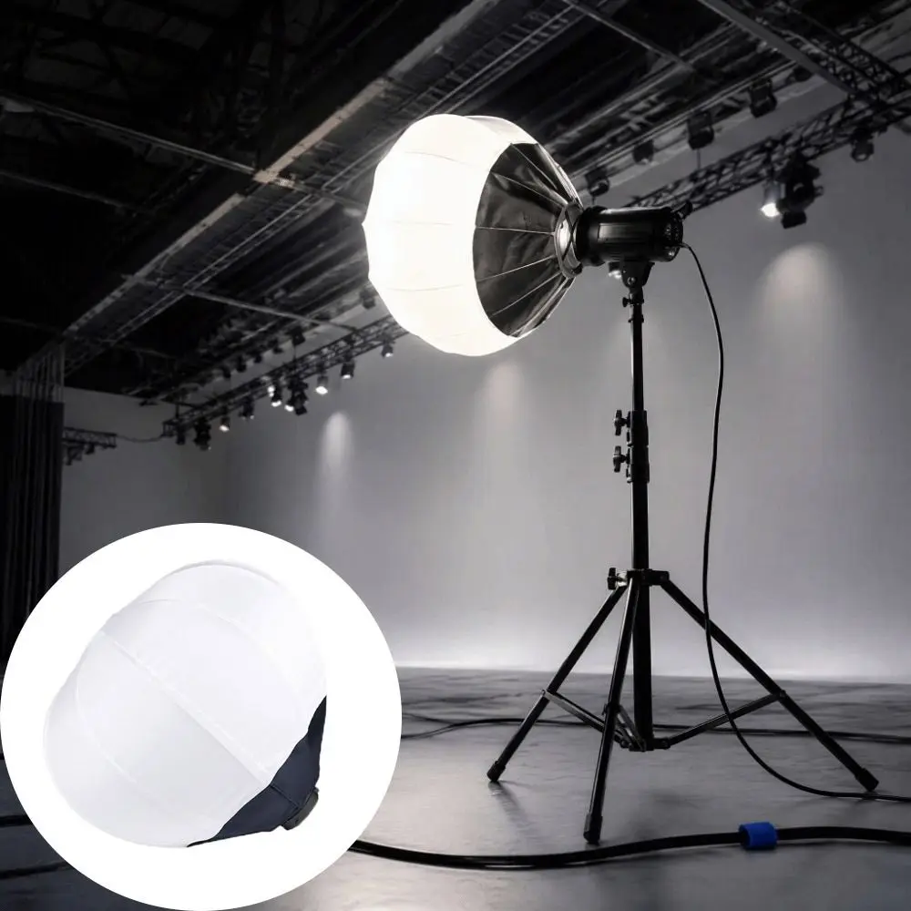 Quick Setup Softbox Ball Diffuser Bowens Mount Metal Softbox Spherical Softbox Mount Softbox Continuous Lighting