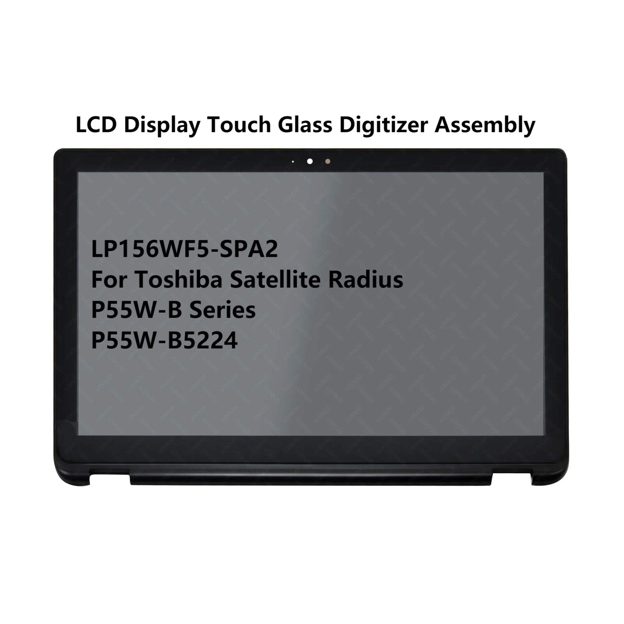 

IPS Panel LCD Screen Display Touch Glass Digitizer Assembly LP156WF5-SPA2 For Toshiba Satellite Radius P55W-B Series P55W-B5224