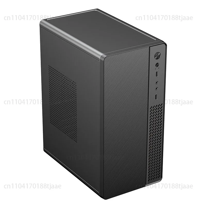 M-atx Motherboard Brushed Computer Case, Desktop Mini Business Office Home Simple Small Case
