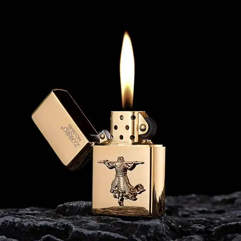 

ZORRO Love of Life штампованный шлифовальный круг, керосиновая зажигалка, высококачественная мужская подарочная зажигалка, гаджеты для мужчин, зажигалки для курения