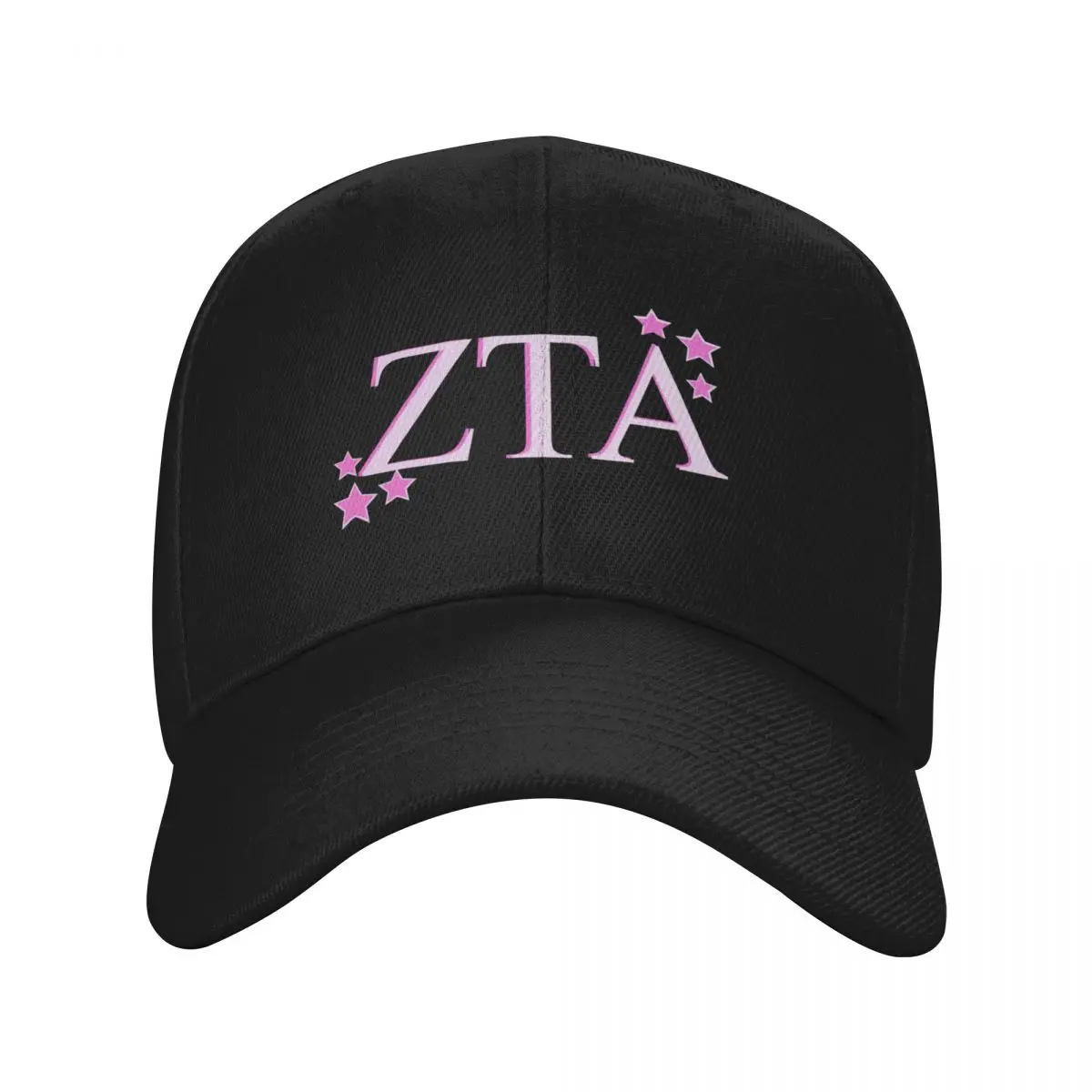 

Pink Zeta Tau Alpha with Stars Baseball Cap hats for men New Hat funny hat Unique hats Mens Women's