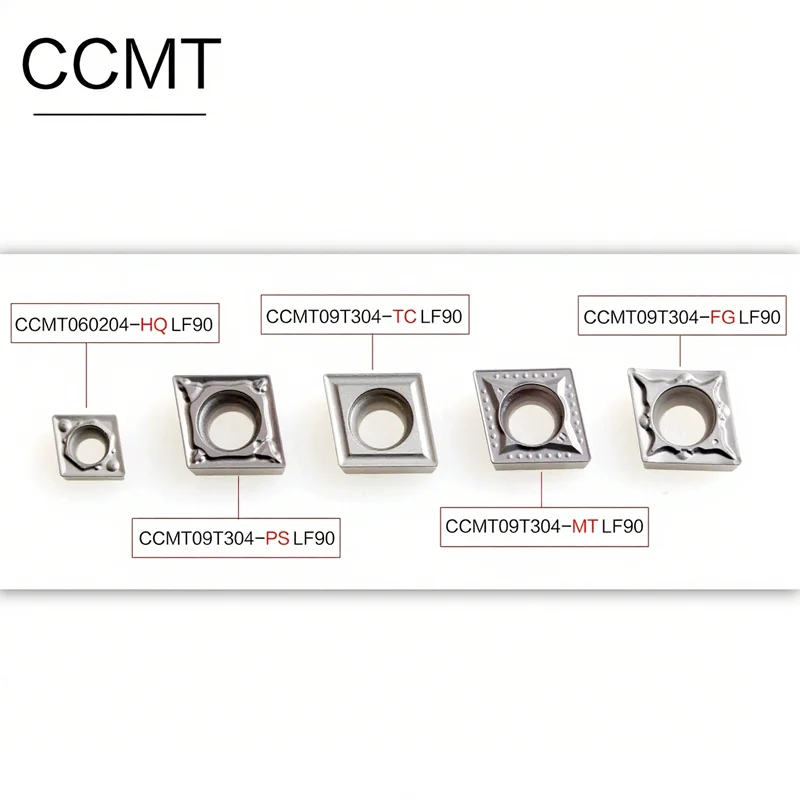 Deskar الأصلي شفرات باستخدام الحاسب الآلي Ccmt060204 Ccmt09T304 Ccmt09T308 Fg Hq Mt Tc Fg Ps Lf90 مخرطة باستخدام الحاسب الآلي قطع كربيد إدراج المعادن السيراميك أداة تحول داخلية لأجزاء الصلب #4