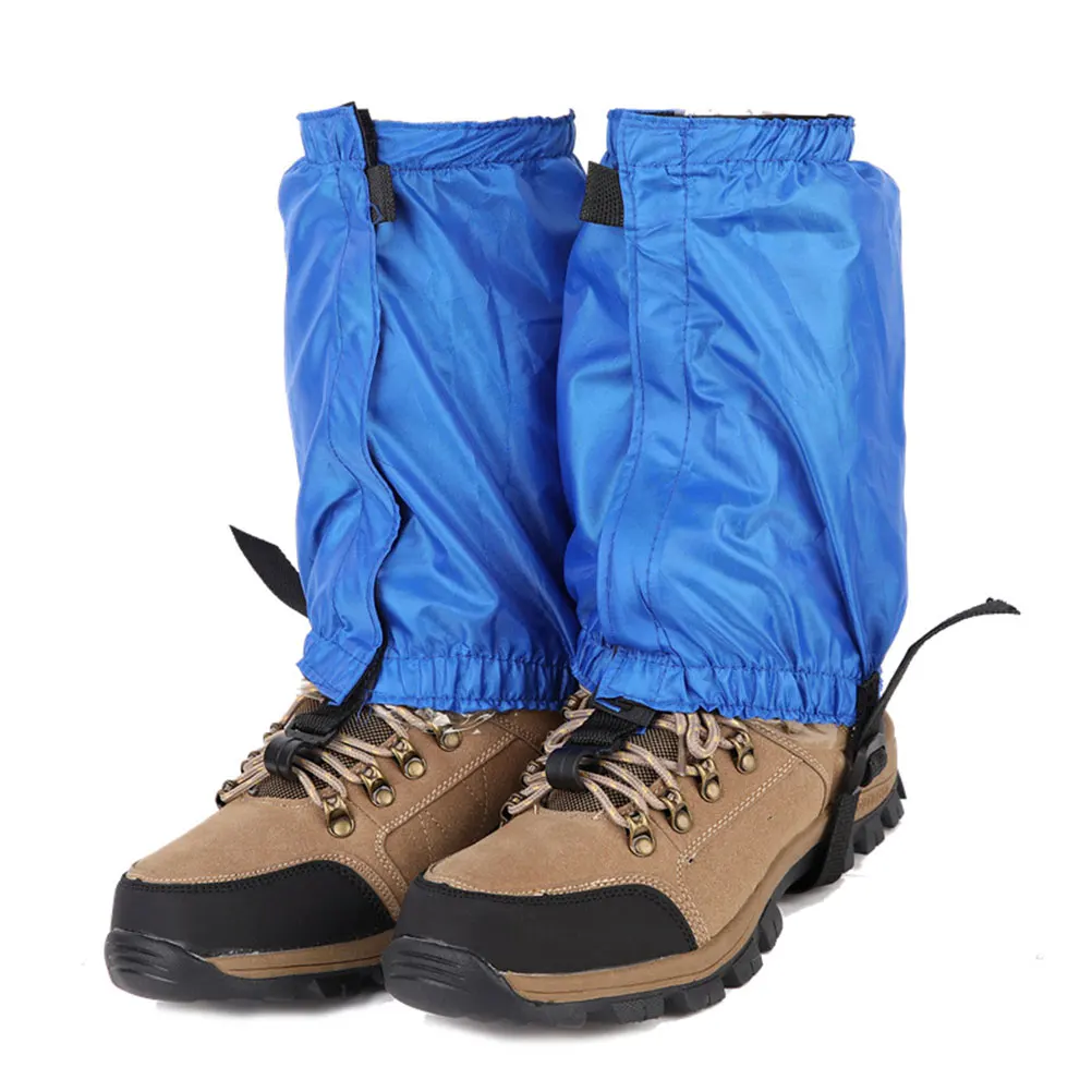 

Blue Nylon Protection Anti Tear Sleeves For Boots Leg Gaiters Hiking Leg Protection Gaiters Mountaineering Outdoor