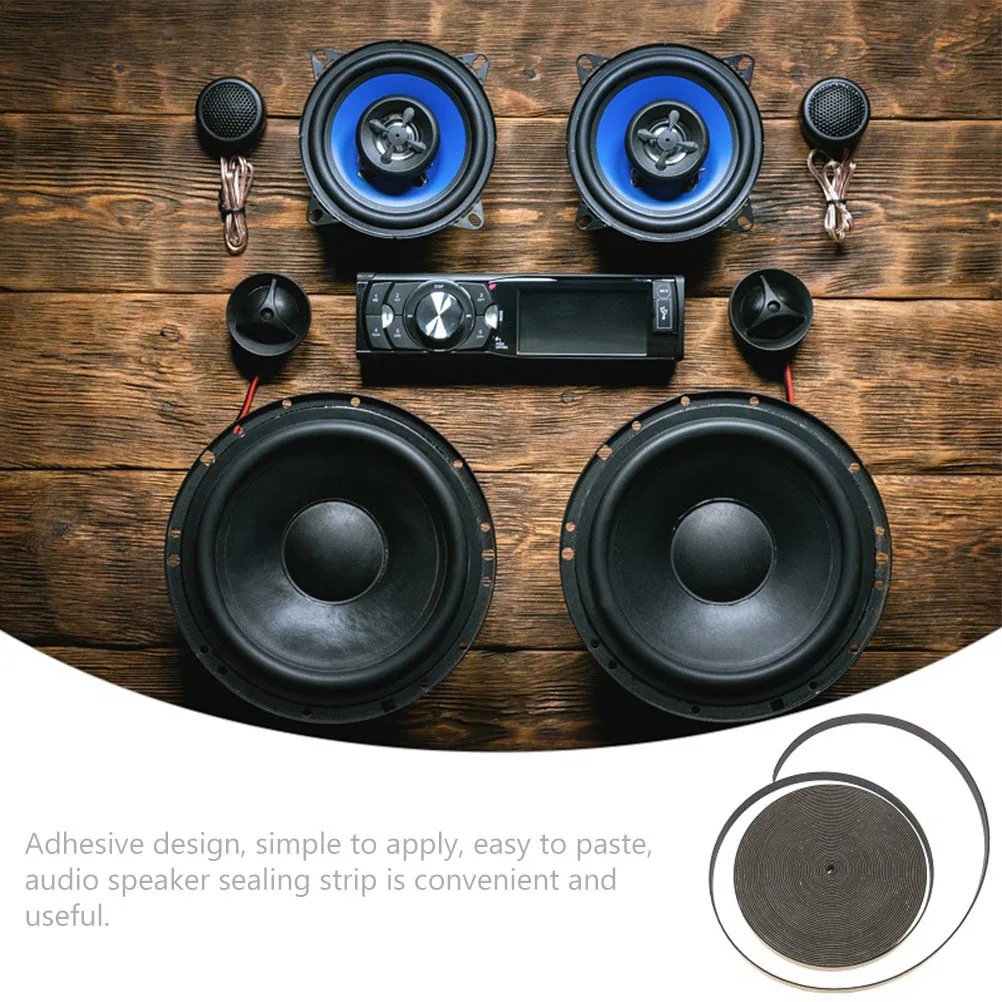 

Adhesive Speaker Sealing Strip Eva Non-Slip Shockproof Self Adhesive Anti-Vibration Audio Speaker Sealing Pad Flexible Practical