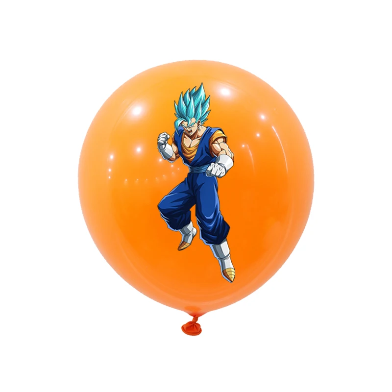 12/24 Stück Dragon Ball Goku Luftballons Geburtstagsparty Dekoration Latexballon Affenkönig Goku Partyzubehör Luftballons – Detail 3