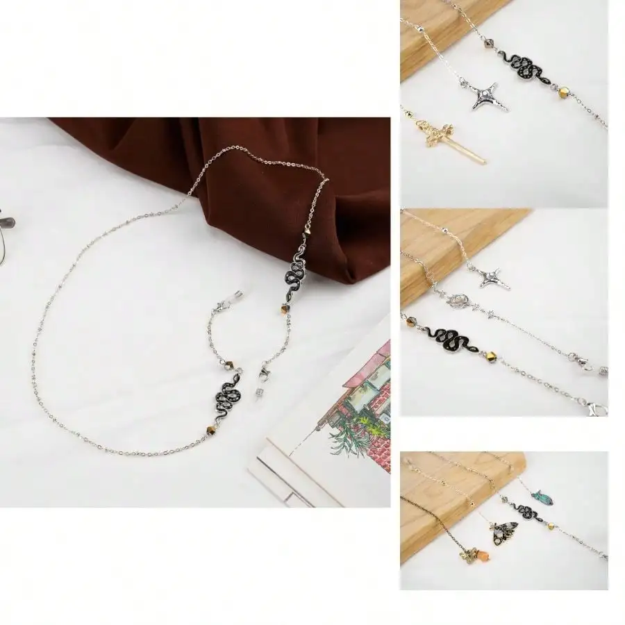 

Stylish Women's Glasses Chain - Eyeglass Sunglasses Chains Holder For Around Neck, Eyewear Retainer Strap