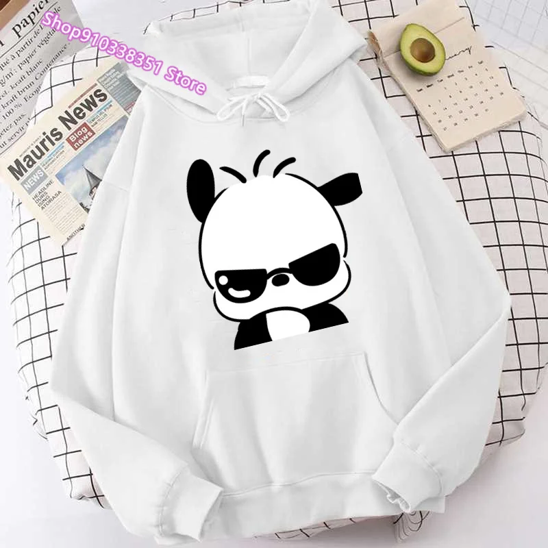 Kuromi Cinnamoroll Pochacco Felpa con cappuccio Y2k Abbigliamento Felpe da donna Felpa con cappuccio Manica lunga Donna Abbigliamento My Melody Felpe con cappuccio 2024