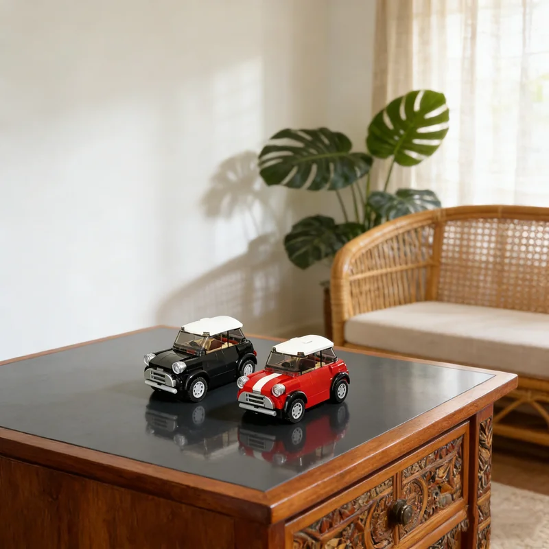 Creative Expert Mini Cooper Construction 159PCS Technical Car Model Building Kit For Adults Brick Presents Kids