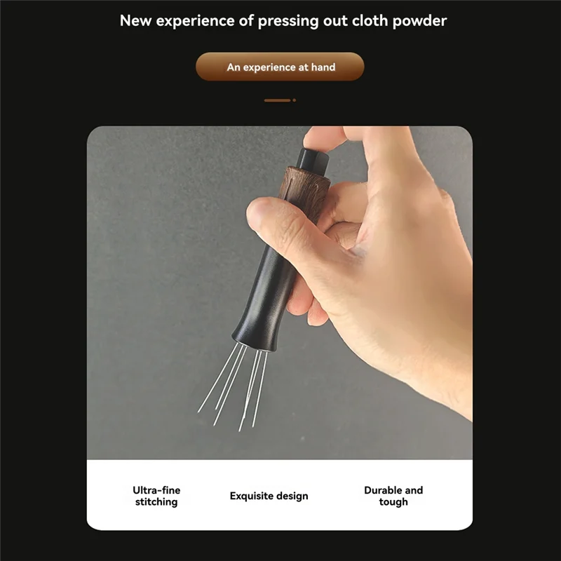 BAAO-Pressable Coffee Organizer ผ้าผง Pins แป้งฝุ่นเข็มผ้าง่ายสําหรับผู้เริ่มต้น Spread แป้งอย่างสม่ําเสมอ