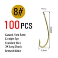 100 piezas talla 8