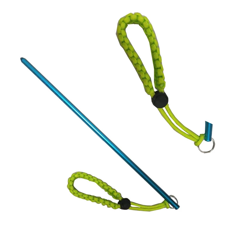 35 سنتيمتر الغوص عصا سبائك الألومنيوم صانع الضوضاء قضيب مؤشر مع قابل للتعديل المعصم الحبل غواص أجهزة الإشارة تحت الماء #4